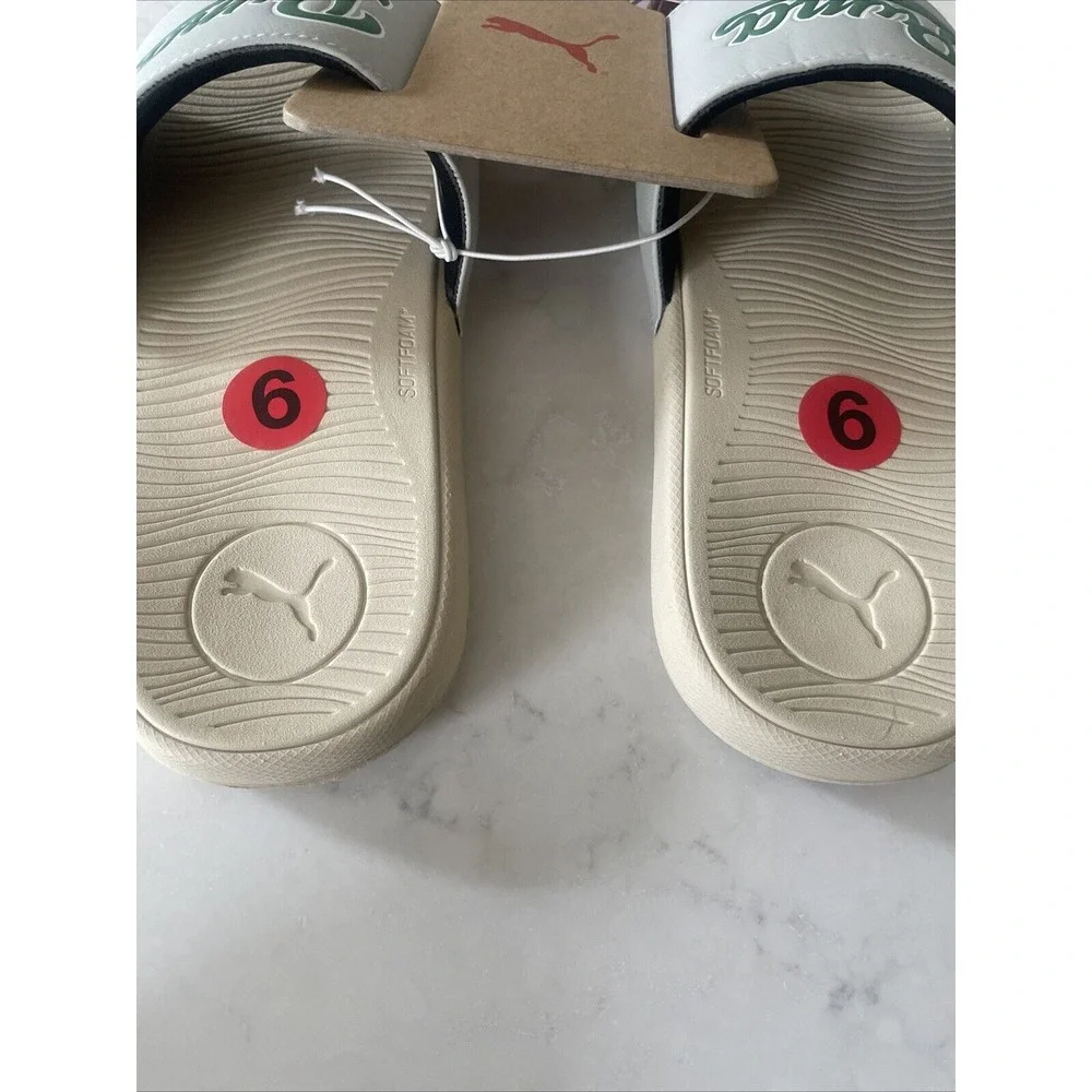 Puma Size 6 Junior‎ Cool Cat Sport Retro JR Slide Sandals Gray 398616-01 Kids